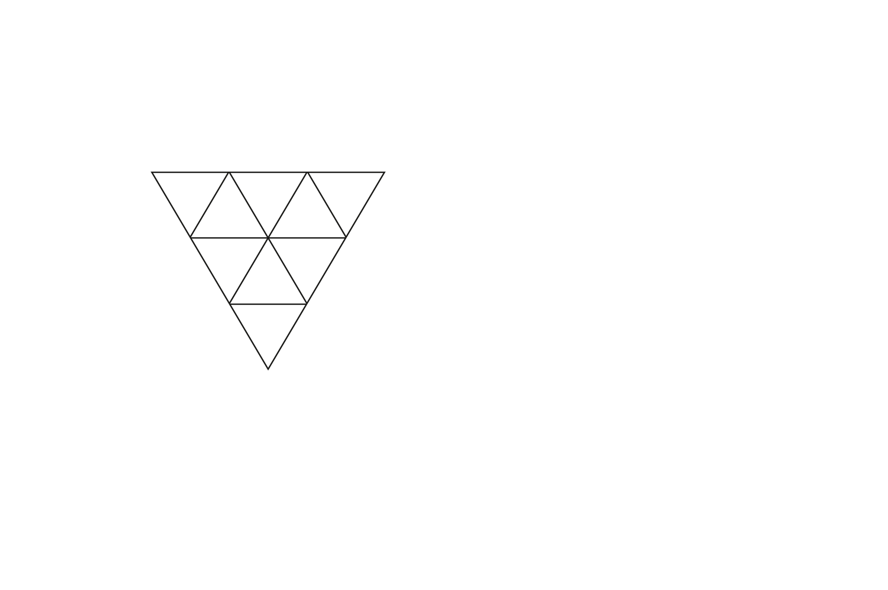 Dreieck-Raster Tangram